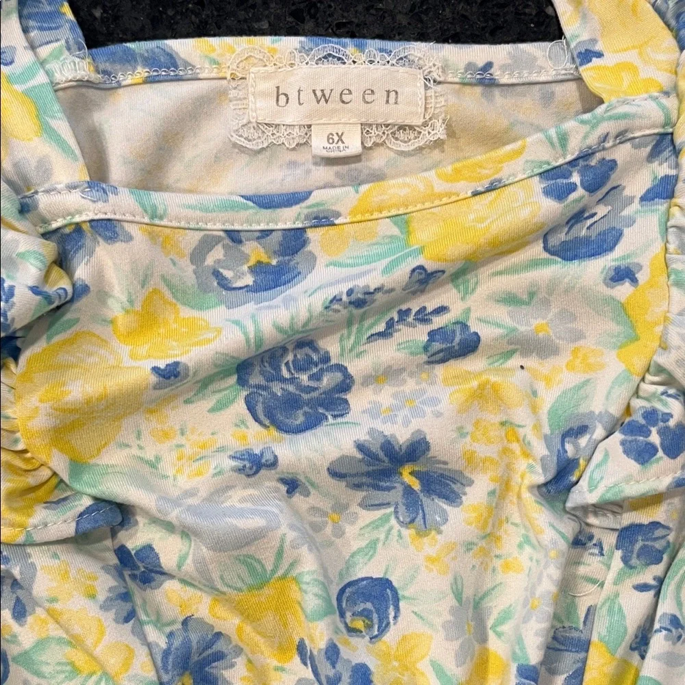 btween Light Blue and Floral Kids Rompers - Picture 4 of 11